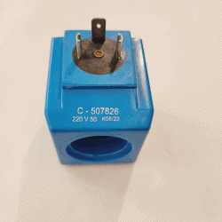 Cewka Danfoss 220VAC NG6 wtyczka Hirschmann D:50,5 ŚR:23,5 nr kat. 507826