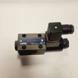 Rozdzielacz hydrauliczny Yuken DSG-01-2B3-D24-N-70 NG6 suwak C 24VDC pośredniego działania