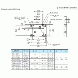 Płyta Yuken FGM-02Y-2080 FC/FCG 1/2