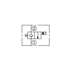 SV08-20M-0-N-0 – zawór elektromagnetyczny dwudrogowy HydraForce, normalnie zamknięty (NC)