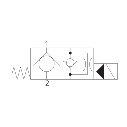SV15-8-C-0-00 – zawór elektromagnetyczny dwudrogowy Danfoss, normalnie zamknięty (NC), nr kat. 02-178640