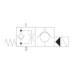 SV5-8-O-0-00 – zawór elektromagnetyczny dwudrogowy Danfoss, normalnie otwarty (NO), nr kat. 02-160761