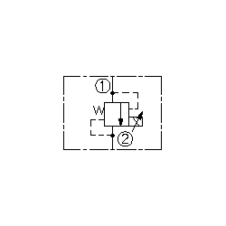 TS38-21A-0-N-0 – zawór przelewowy proporcjonalny HydraForce, zakres 206,8–6,9 bar, VC08-2